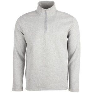 Eddie Bauer Men's Heather Grey 1/4 Zip Pullover/NWT/L